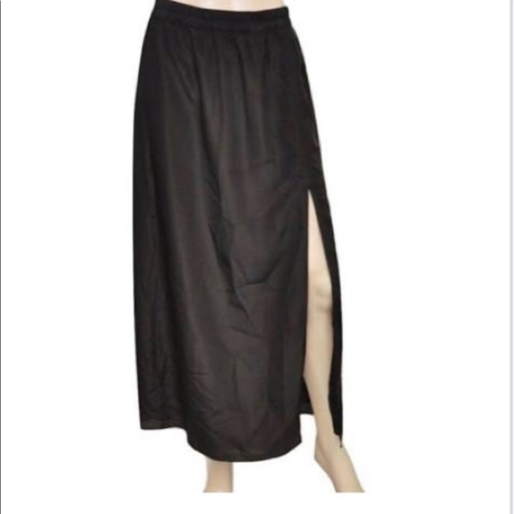 NWT- MICHAEL Michael Kors Black Maxi Skirt -MEDIUM